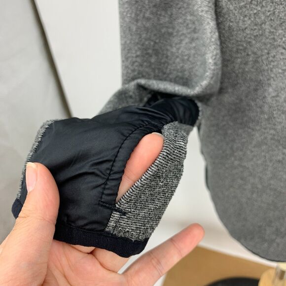 Under Armour Coldgear Sweatshirt Womens XS Grey Fleece Infrared Popover Hoodie - Picture 7 of 16